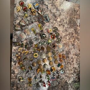 Assorted Collectible Pin Set with Multicolor Designs